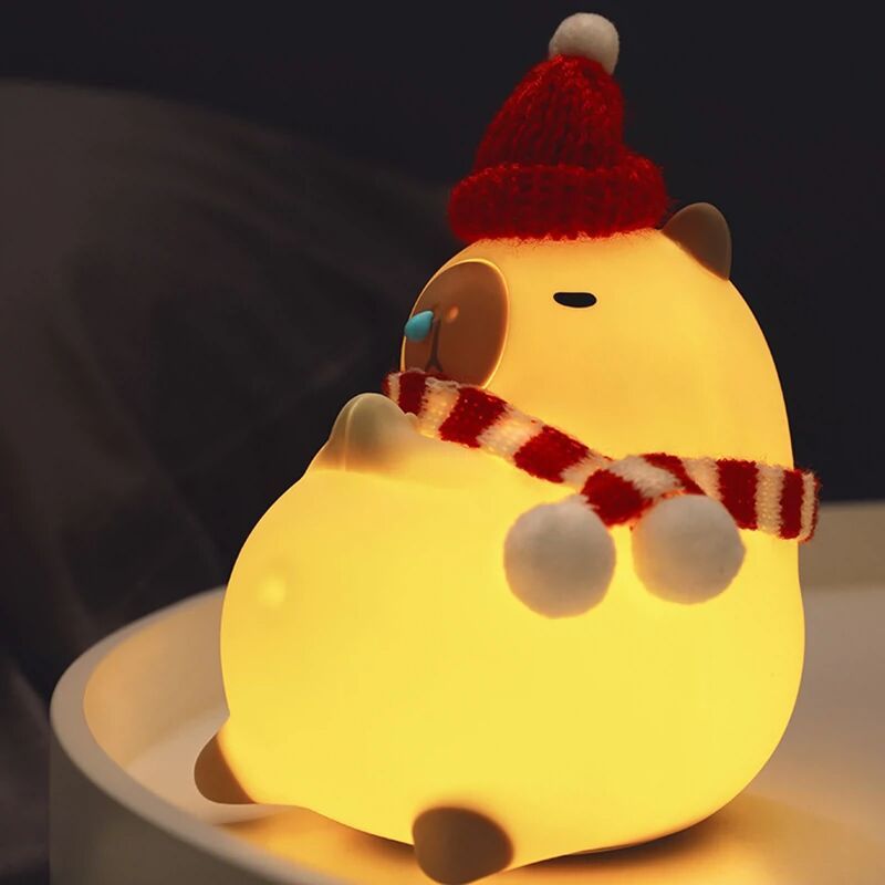  Christmas Capybara Night Lamp 