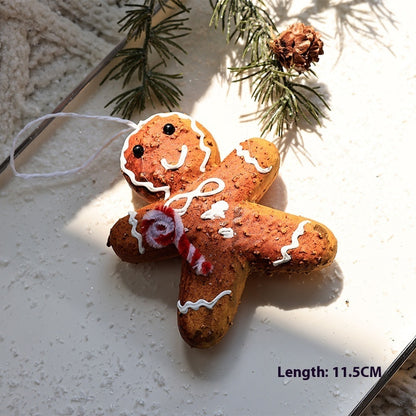  Gingerbread Christmas Tree Ornaments 