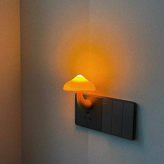  Mini Mushroom Wall Socket Lamp 