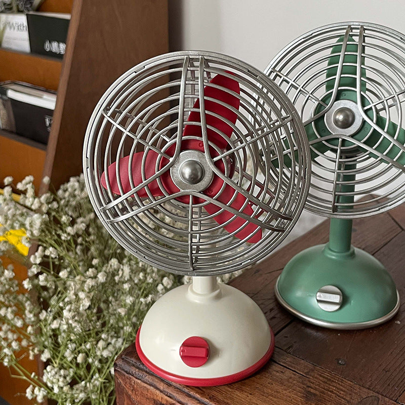  Retro Vintage Mini Fan 