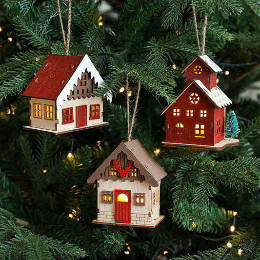  Christmas Tree Hanging Cottage Ornament 