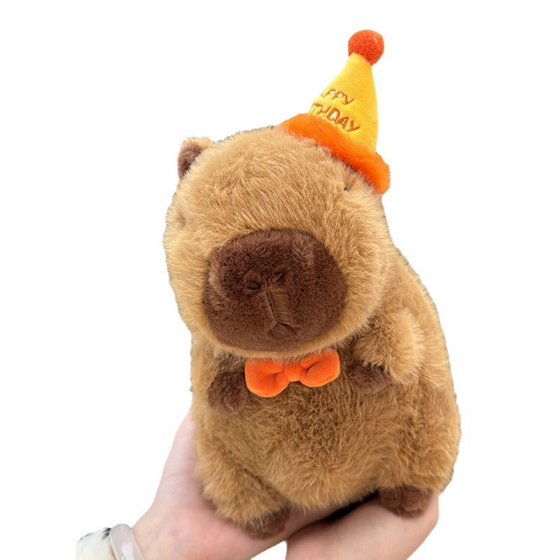 Birthday Capybara Plush Toy