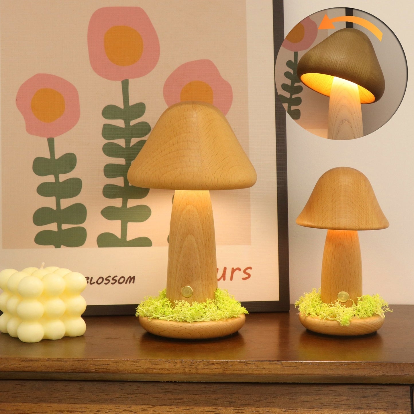  Twisted Mushroom LED Night Light 