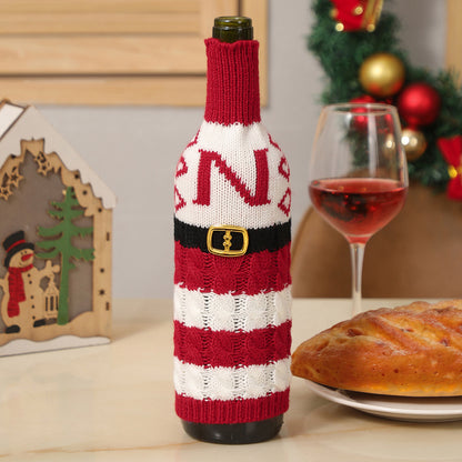  Christmas Letters Wine Bottle Cover 