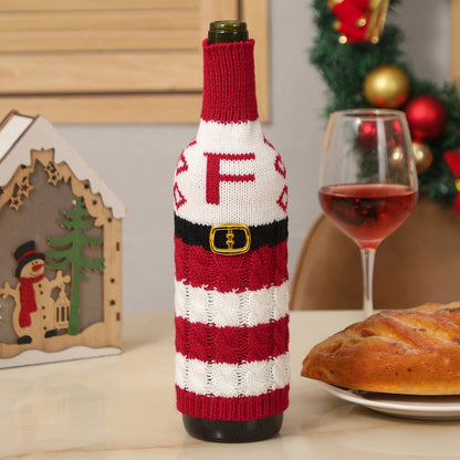  Christmas Letters Wine Bottle Cover 