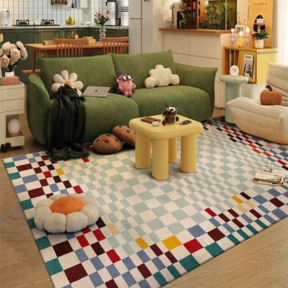  Rainbow Edge Checkered Floor Mat 