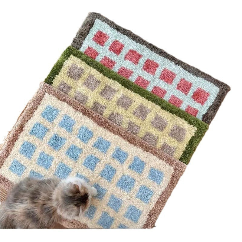  Cutesy Demure Squares Mat 