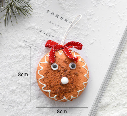  Gingerbread Christmas Tree Ornaments 