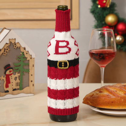  Christmas Letters Wine Bottle Cover 