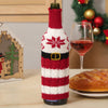 Christmas Theme Knitted Wine Bottle Cover