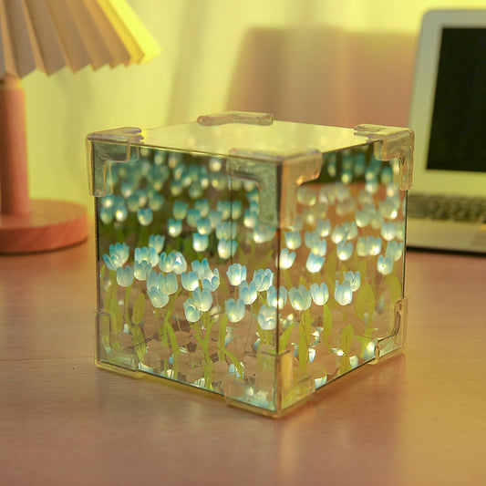  Tulips Bouquet Cube Lamp 