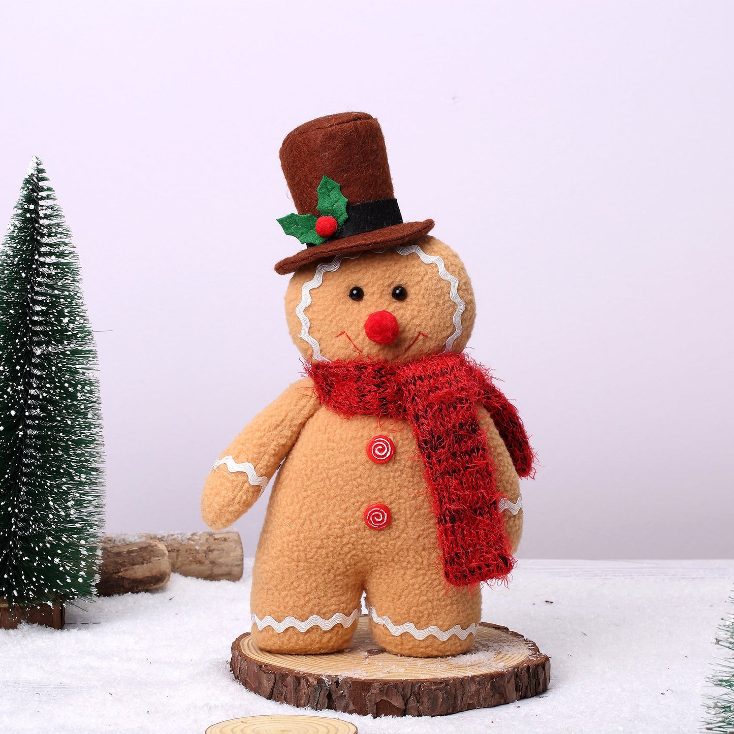 Gingerbread Man and Woman Christmas Doll - patchandbagel