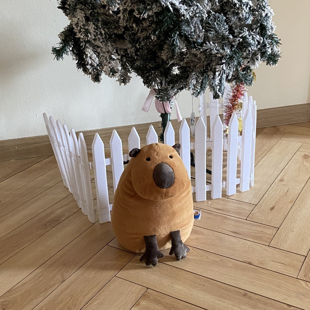  Silly Staring Capybara Plush Toy 