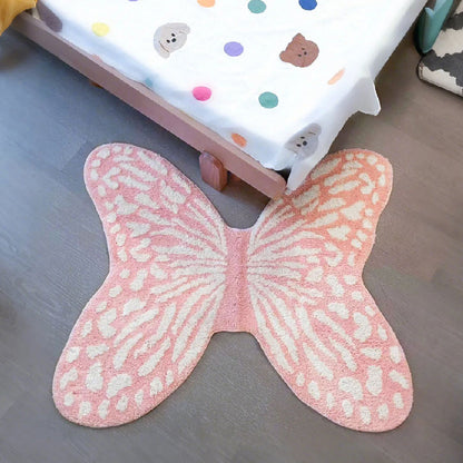  Pink Butterfly Carpet Rug 