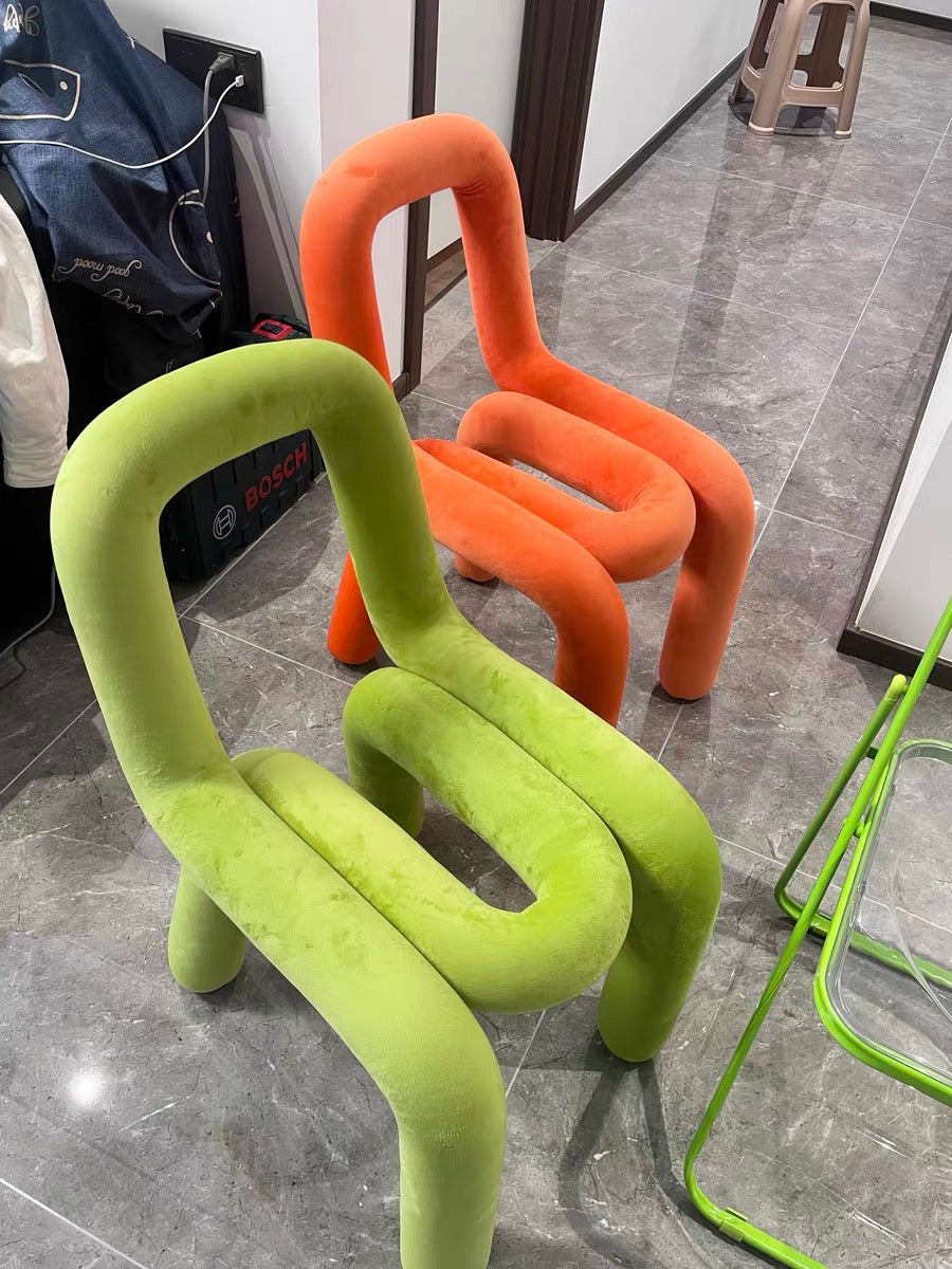 Chaise Twister Paperclip avec dossier