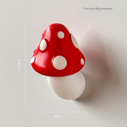  3D Cute Creative Red Mushroom Cartoon Refridgerator Magnets 