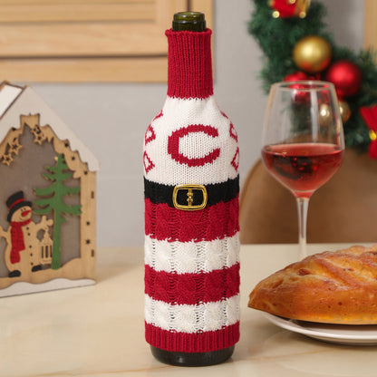  Christmas Letters Wine Bottle Cover 