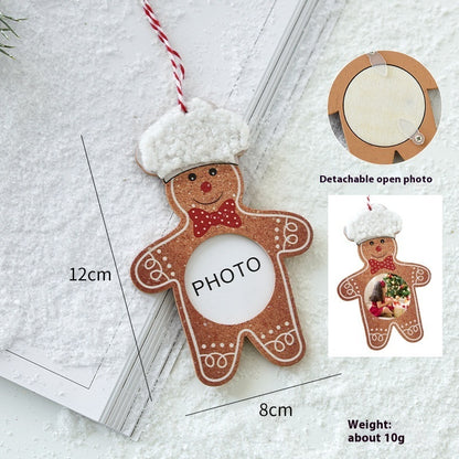  Christmas Wooden Pendant 