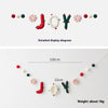 Christmas Hanging Flag Bunting Wool Felt