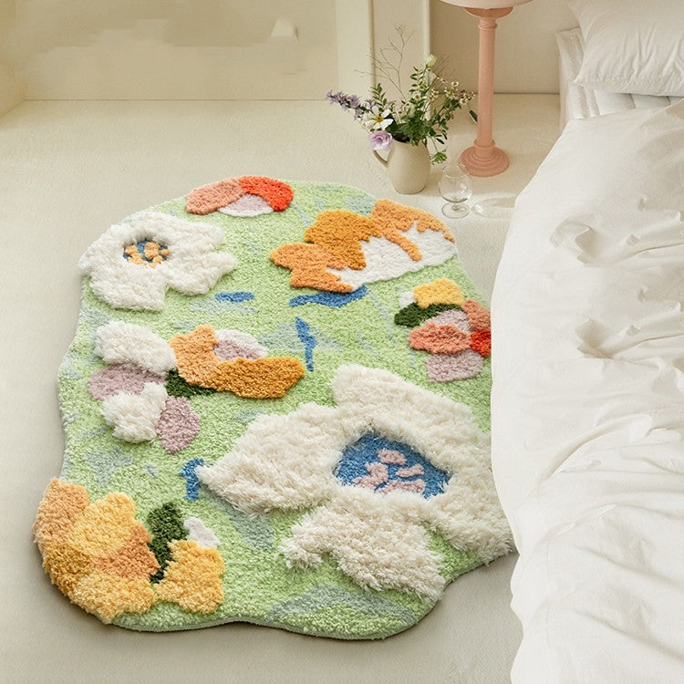  Handmade Tufted Begonia Rug 