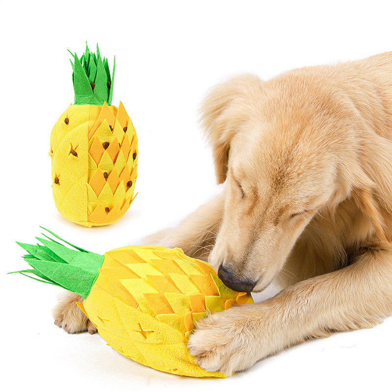  Pineapple Sniffing Dog Toy 