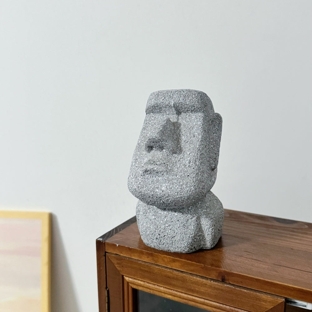  Moai Stone Statue Glasses Holder 