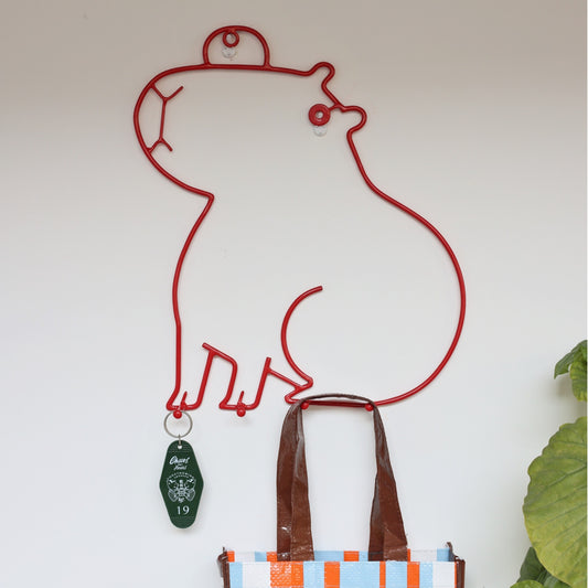  Red Capybara Wall Decor 