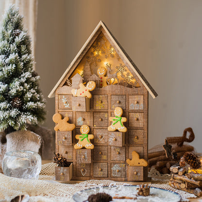 Christmas Drawer Advent Calendar Gift House - patchandbagel