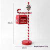 Wrought Iron Post Box Mailbox Sledge Snowman Hotel Front Desk Decoration Ornaments