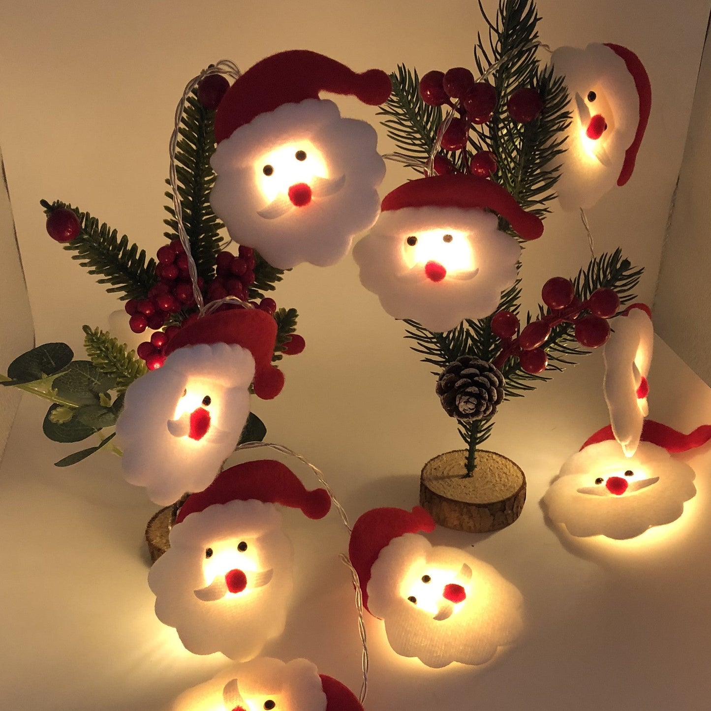 Snowman LED String Lights Garland - patchandbagel
