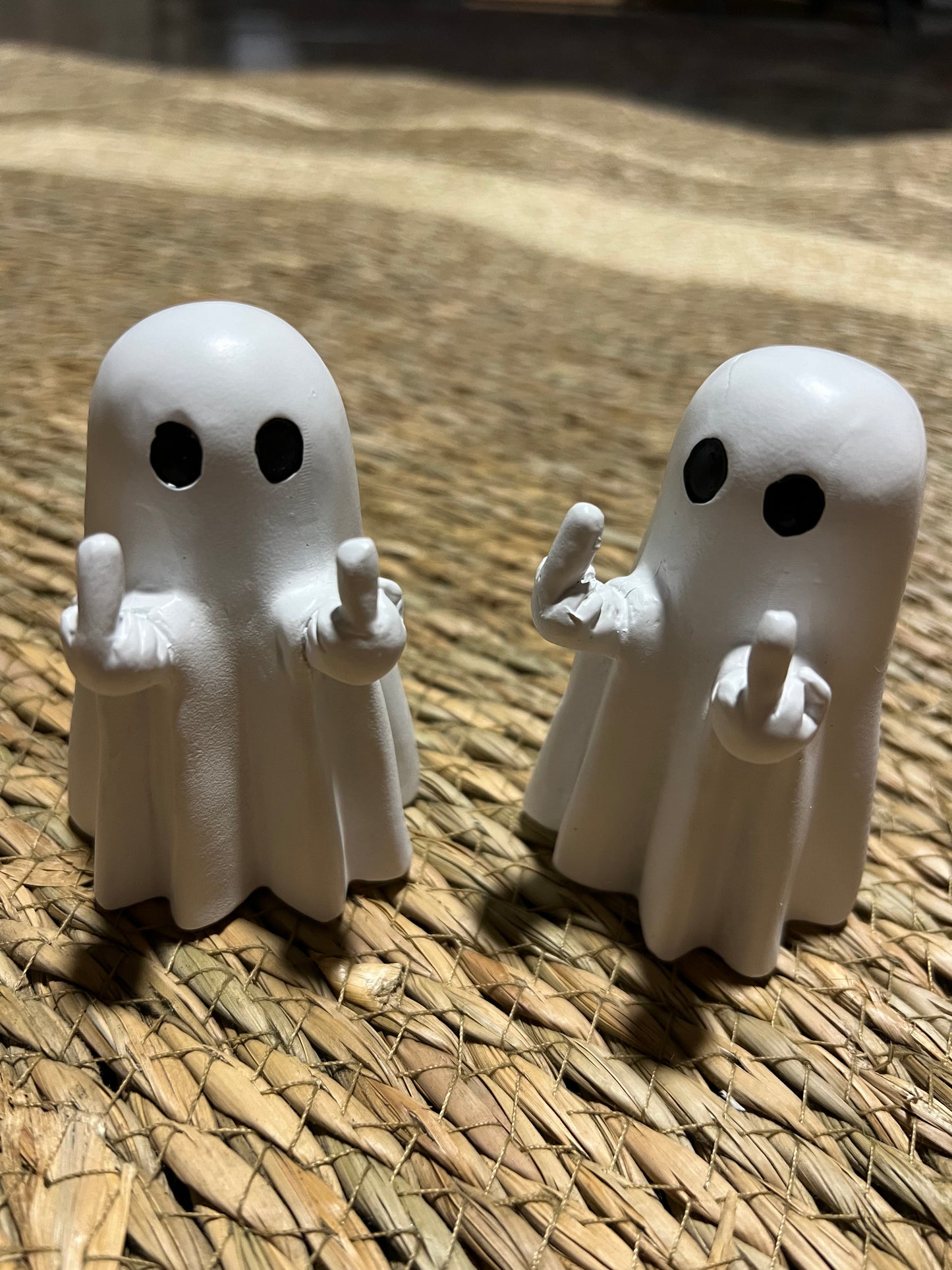  Halloween Rude Ghost Ornament 