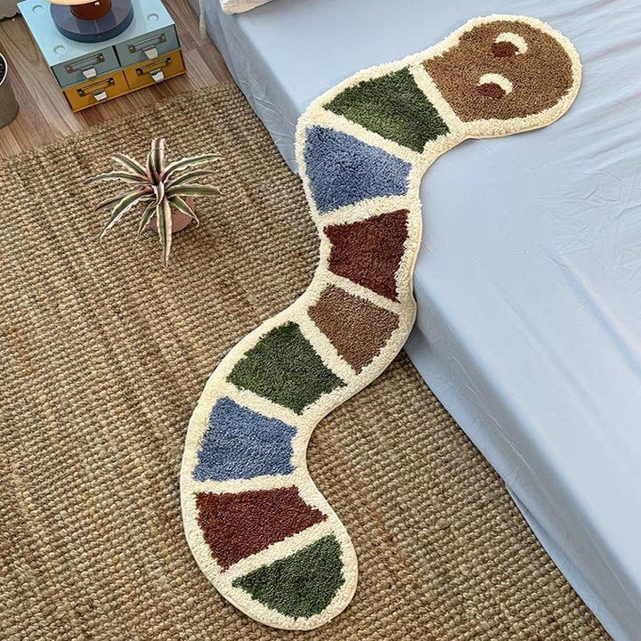  Cheeky Pink Worm Rug 