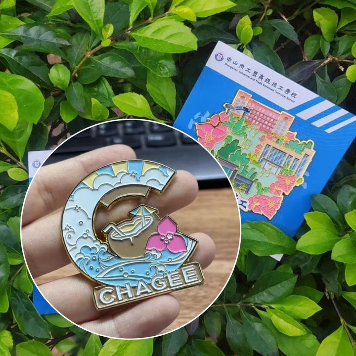  Custom Enamel Metal Fridge Magnet 