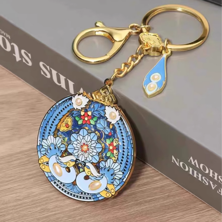  Custom Enamel Metal Keychain 