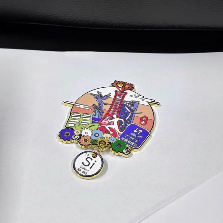  Custom Enamel Metal Keychain 