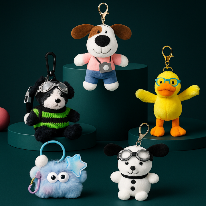  Custom Plush Toy Keychain 