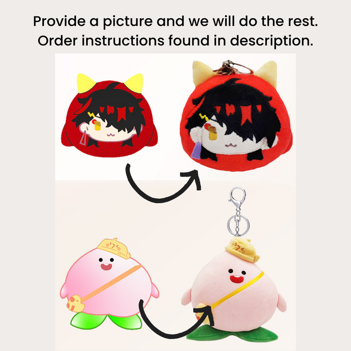  Custom Plush Toy Keychain 