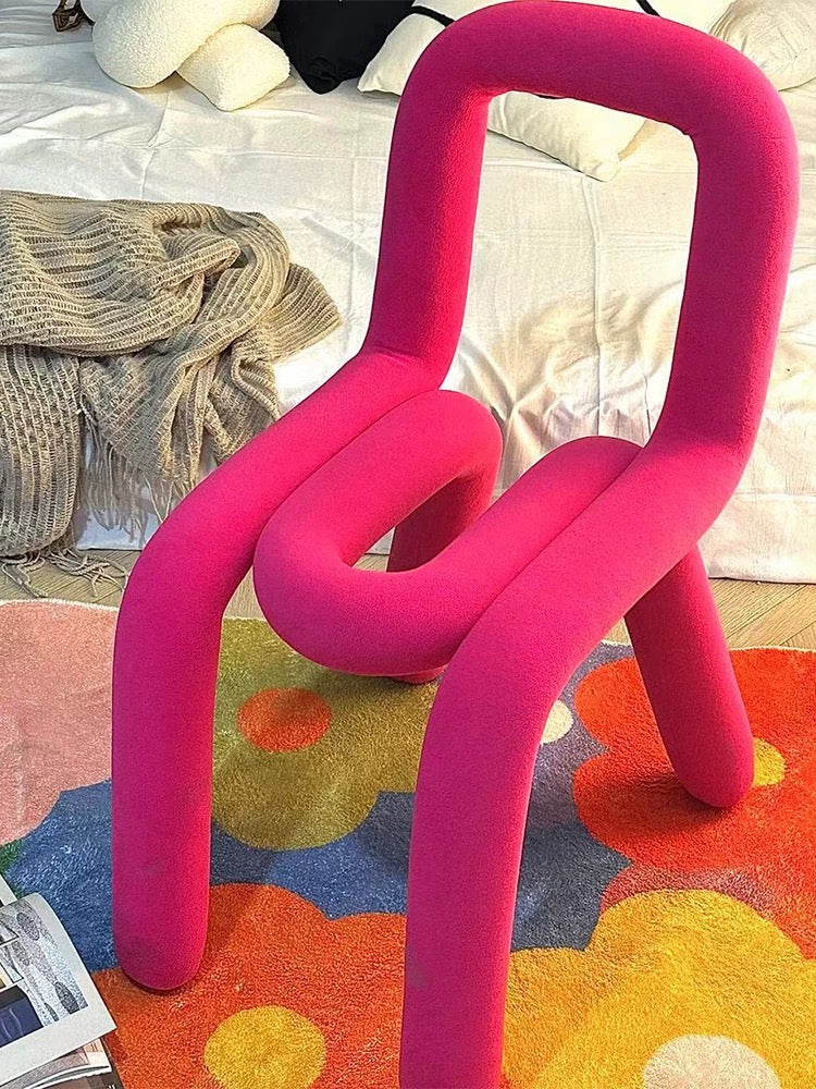 Chaise Twister Paperclip avec dossier