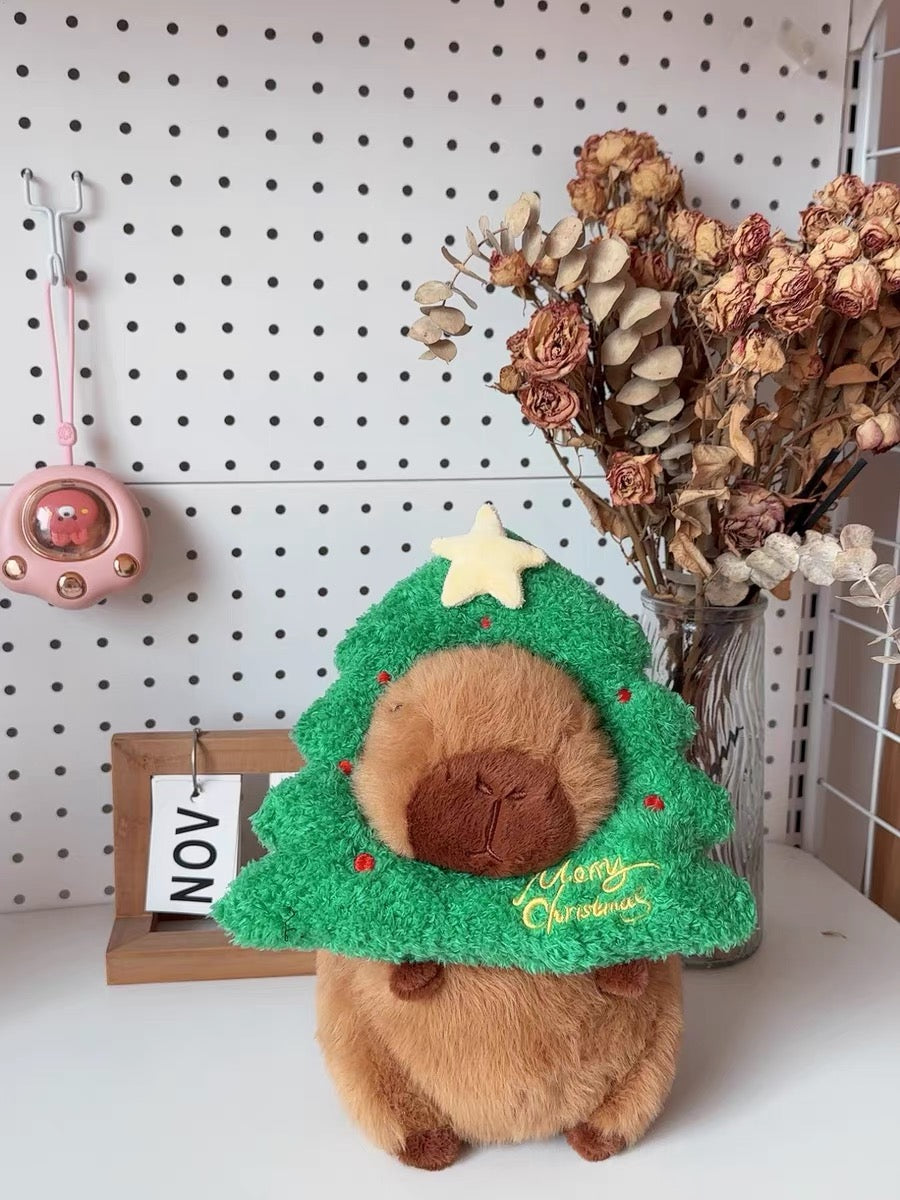  Christmas Capybara Plush 