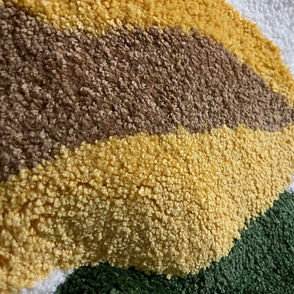 Teppich mit gelben Tulpen