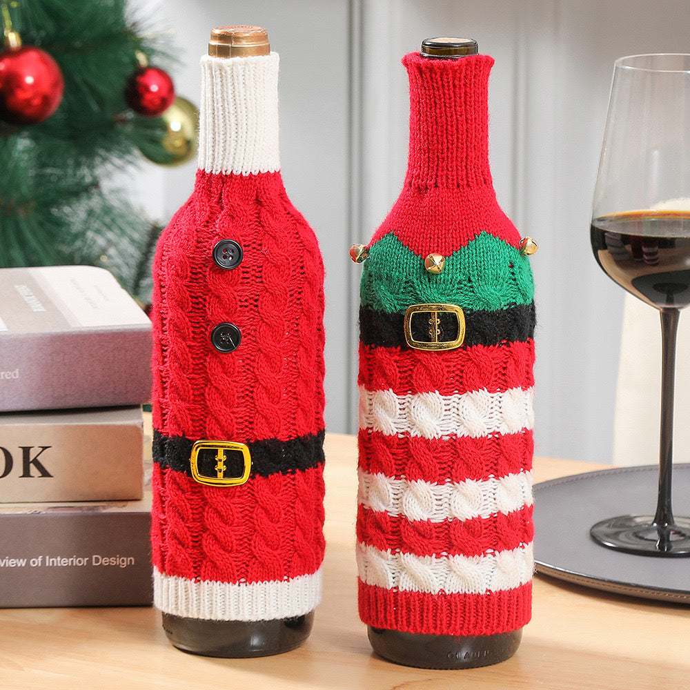  Christmas Wine Bottle Cover 