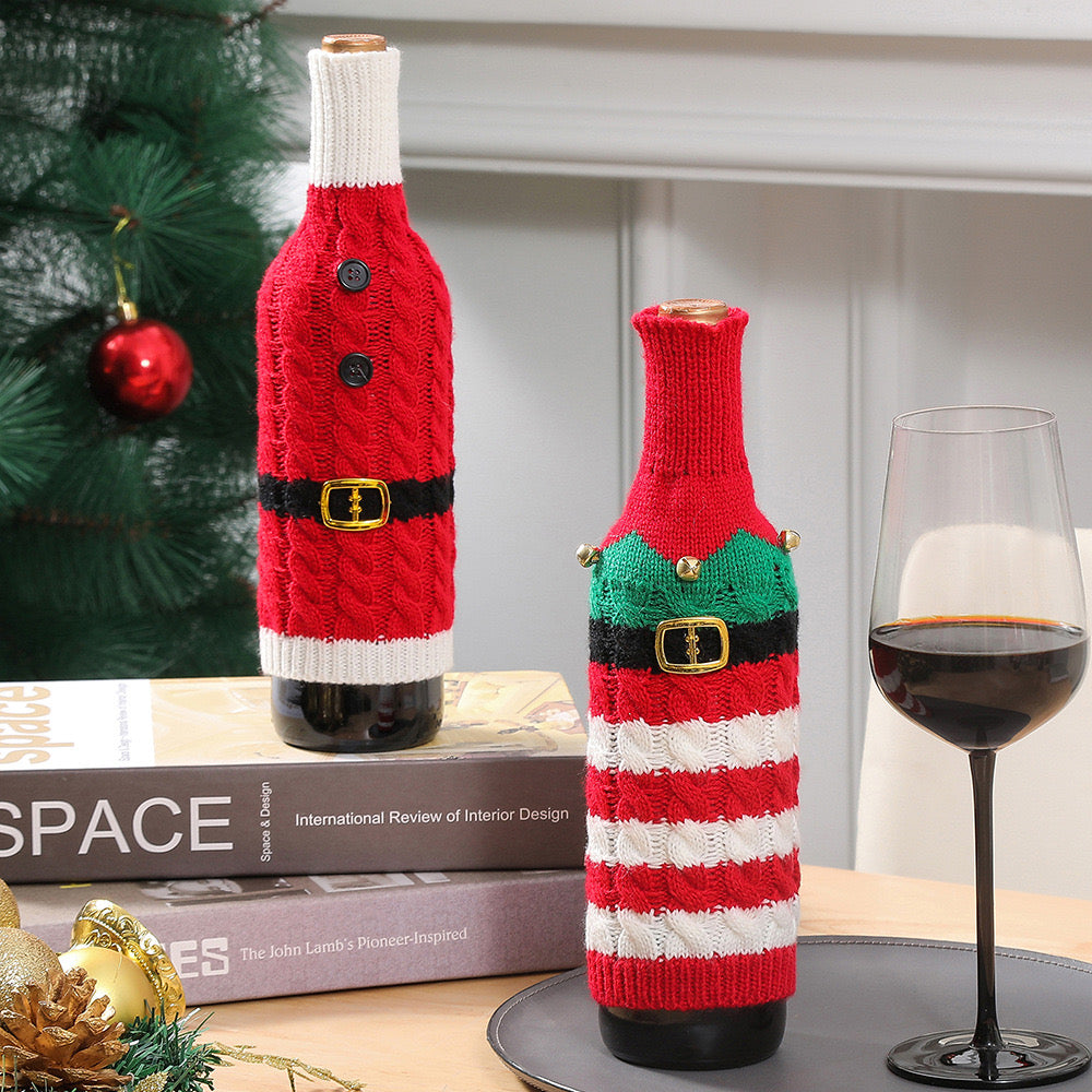  Christmas Wine Bottle Cover 