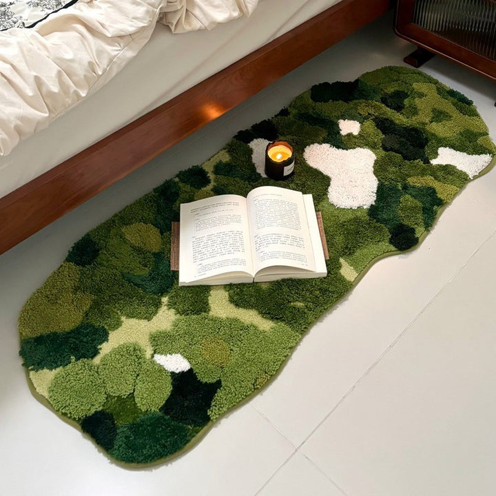  Moss Forest Bedside Rug 