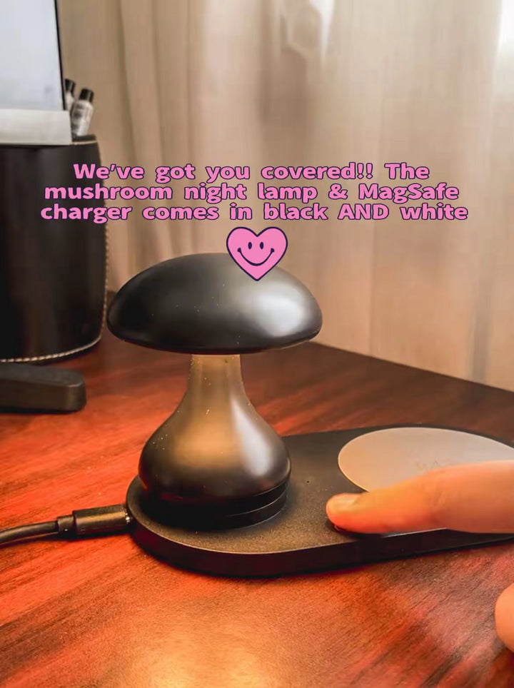  Mushroom Night Lamp & MagSafe Charger 