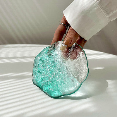 Crystal Ice Block Glass Coaster