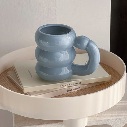Pastel Bubble Ceramic Mug - patchandbagel