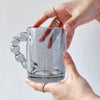  All-Day Elegance Bubble Glass Mug 