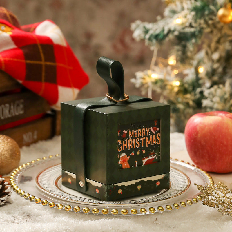Weihnachtsquadrat-Geschenkbox
