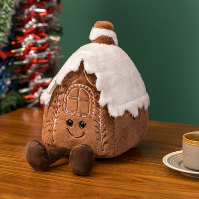 Festive Gingerbread Man Huggable Plushie