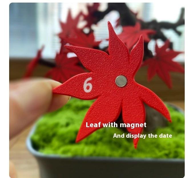  Red Maple Bonsai Calendar Tree 